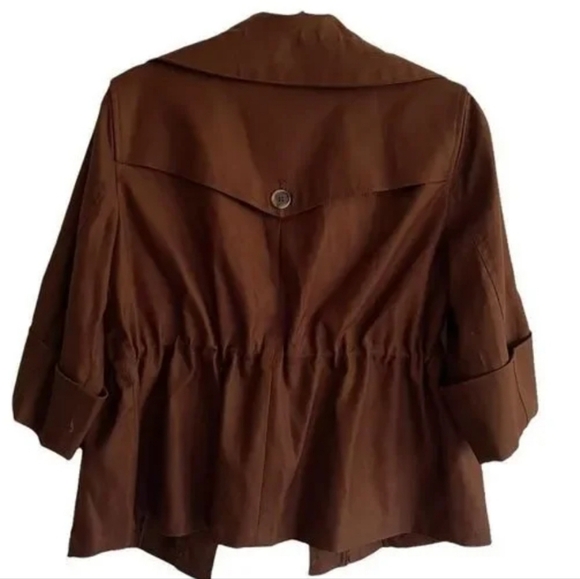Anne Klein Drawstring Utility Jacket - Picture 3 of 3